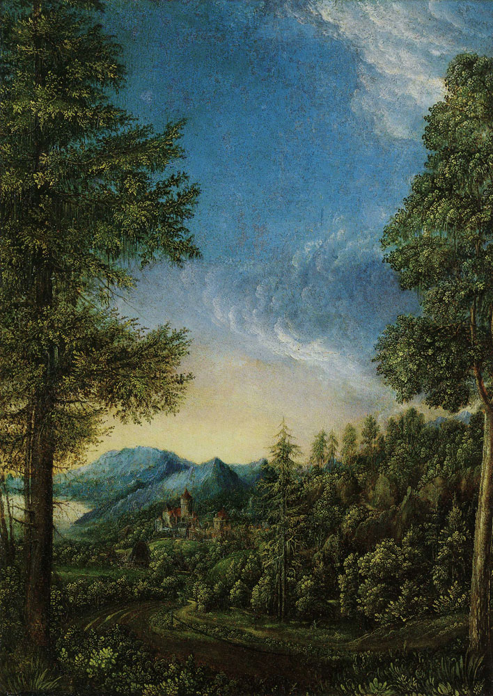 Albrecht Altdorfer - Danube Landscape with Wörth Castle near Regensburg