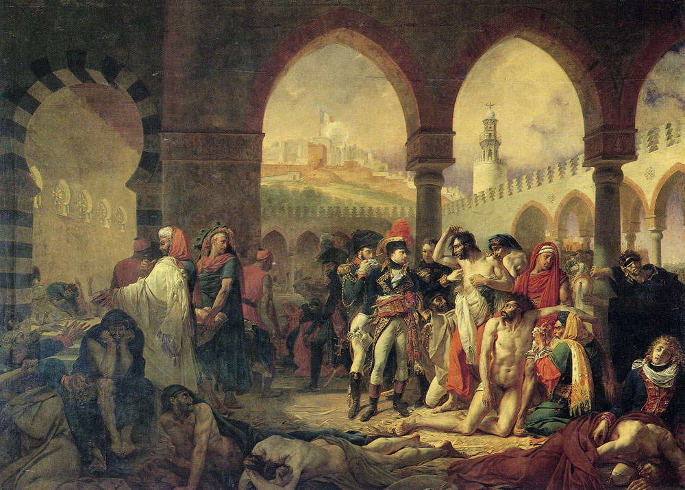 Antoine-Jean Gros - Bonaparte Visiting the Victims of the Plague at Jaffa