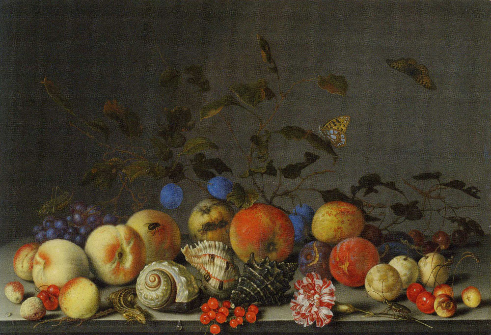 Balthasar van der Ast - Still life with Fruit and Sea Shells