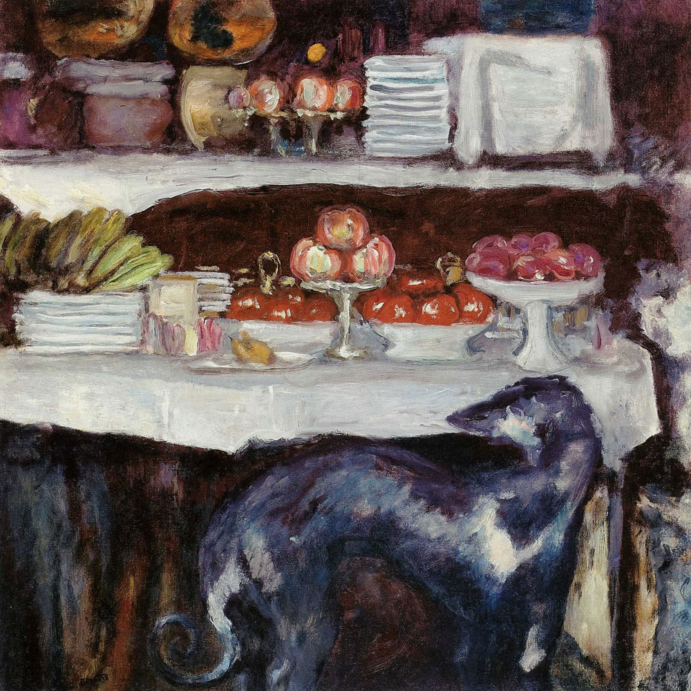 Pierre Bonnard - Still Life with Greyhound