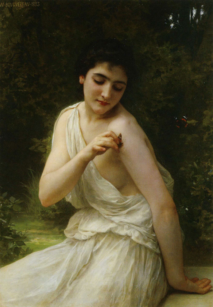 William-Adolphe Bouguereau - The Butterfly