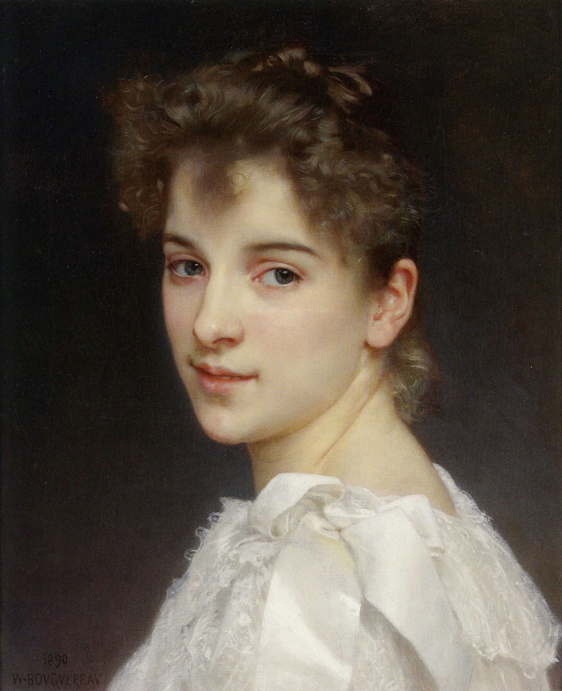 William-Adolphe Bouguereau - Portrait of Gabrielle Cot