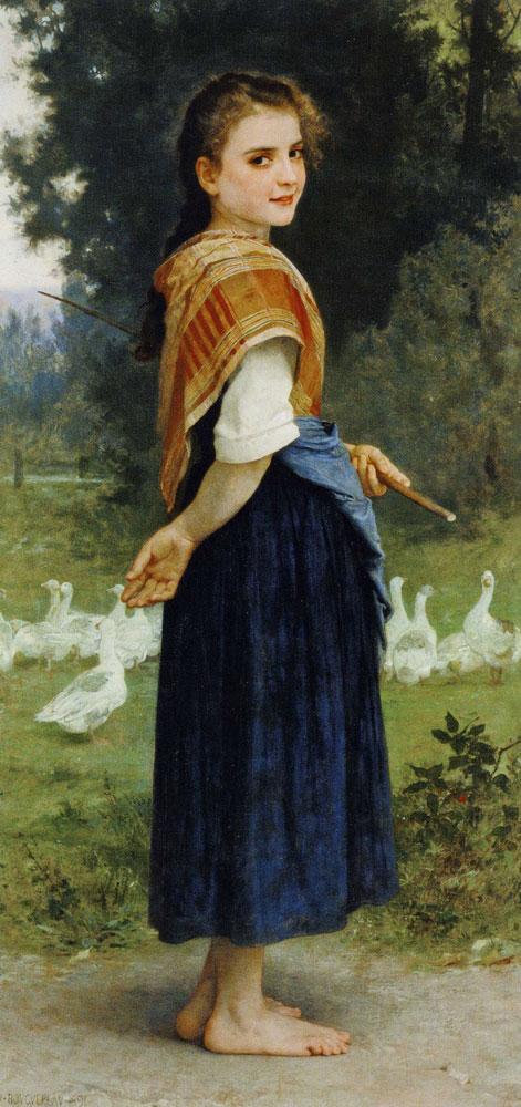 William-Adolphe Bouguereau - Goose Girl