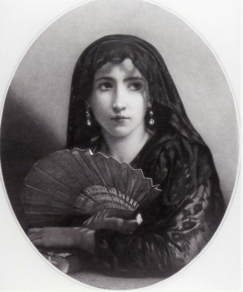 William-Adolphe Bouguereau - Pepita (Head of a Spanish girl)
