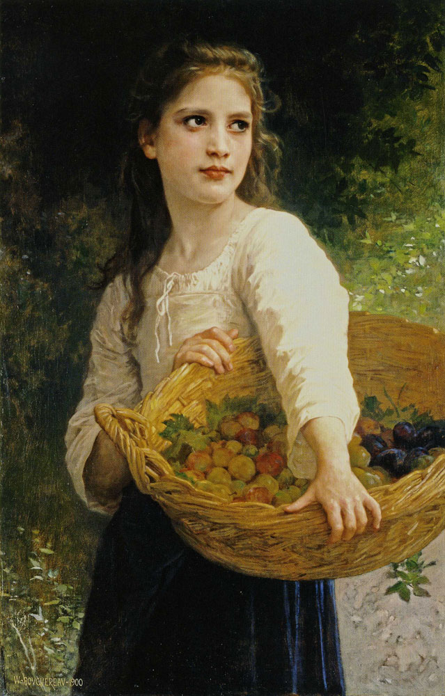 William-Adolphe Bouguereau - The Plums