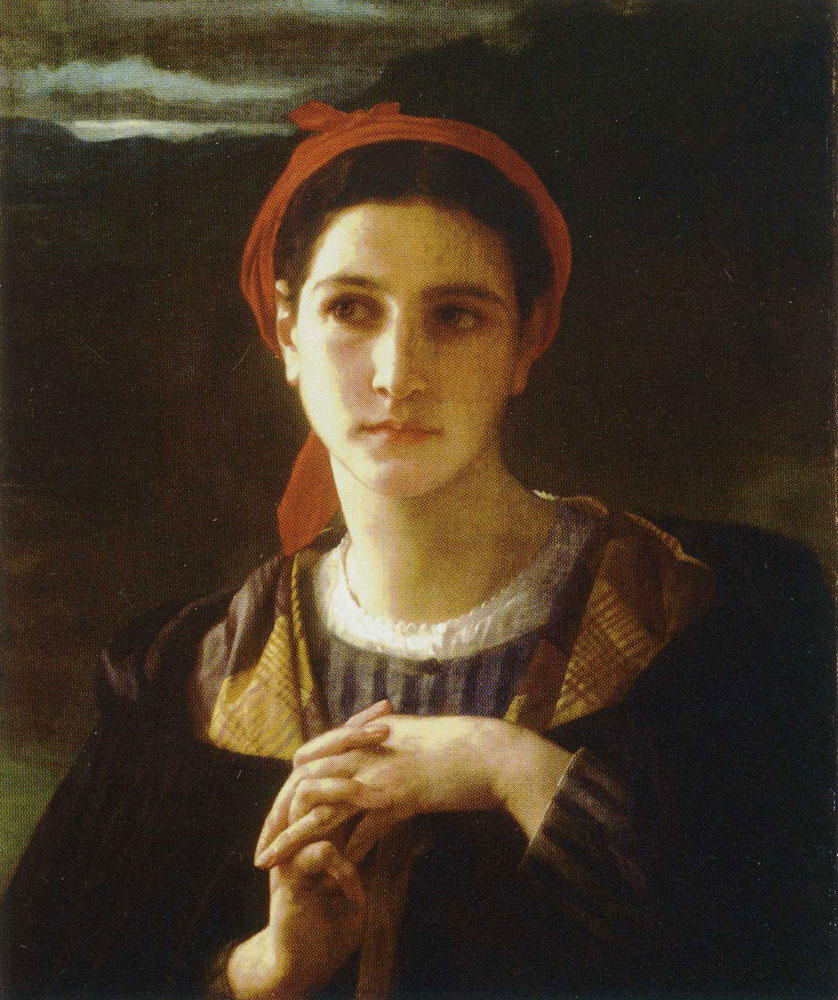 William-Adolphe Bouguereau - Shepherdess from the Bordelais