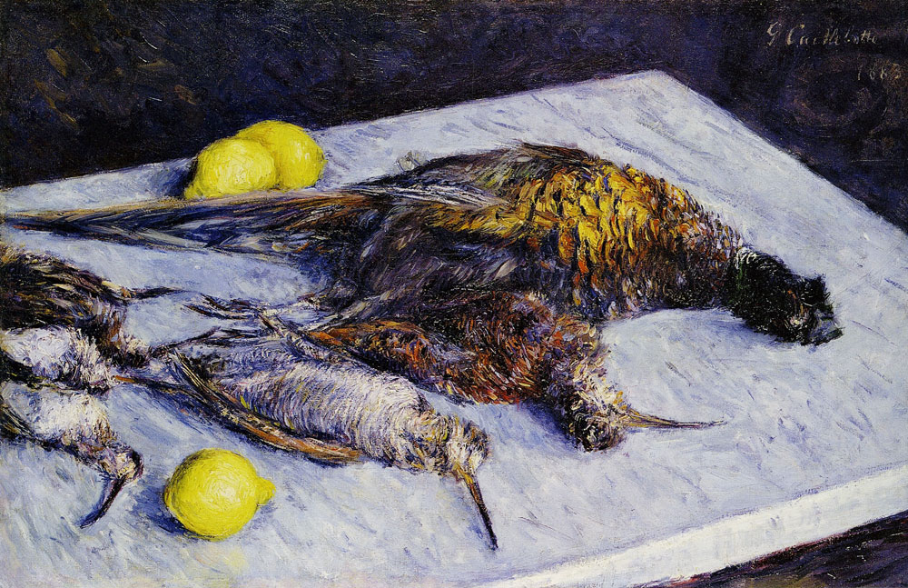 Gustave Caillebotte - Game Birds and Lemons