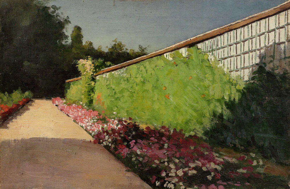 Gustave Caillebotte - Wall of the Kitchen Garden at Yerres