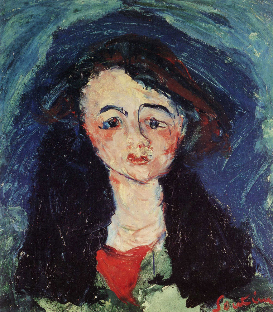 Chaim Soutine - Portrait of a Young Girl