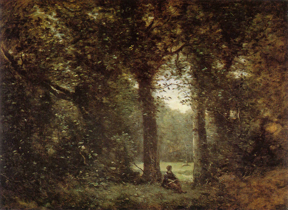 Camille Corot - The Clearing: Memory of Ville d'Avray