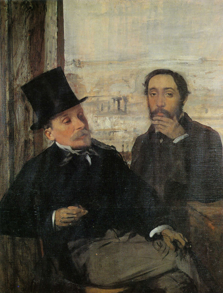 Edgar Degas - Degas and Evariste de Valernes