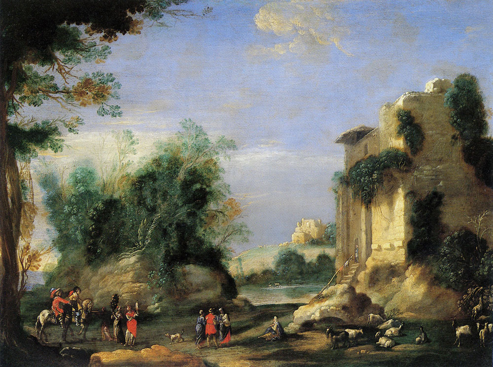 Filippo d'Angeli - Landscape with Ruins