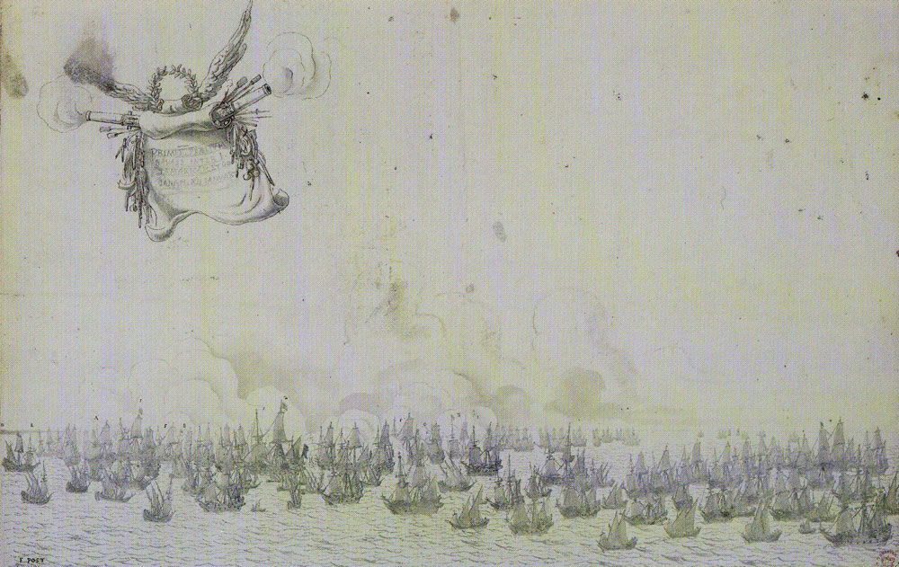 Frans Post - First sea battle between the islands of Itamaraca and Goiana