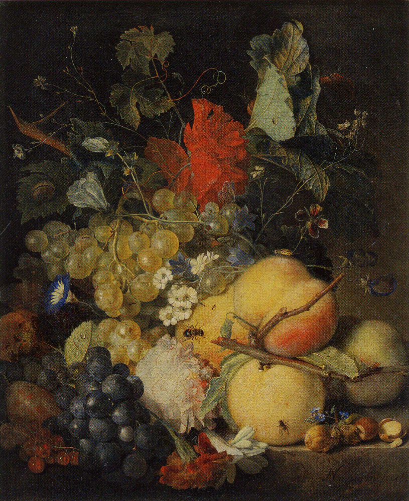 Jan van Huysum - Fruits and Flowers