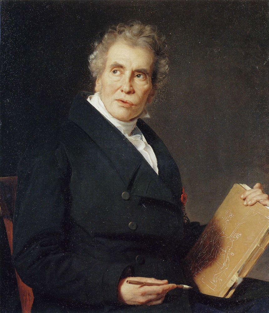 Jérôme-Martin Langlois - Portrait of Jacques-Louis David