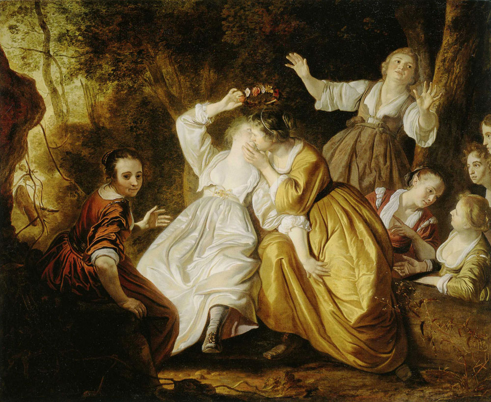 Jacob van Loo - The Kissing Competition