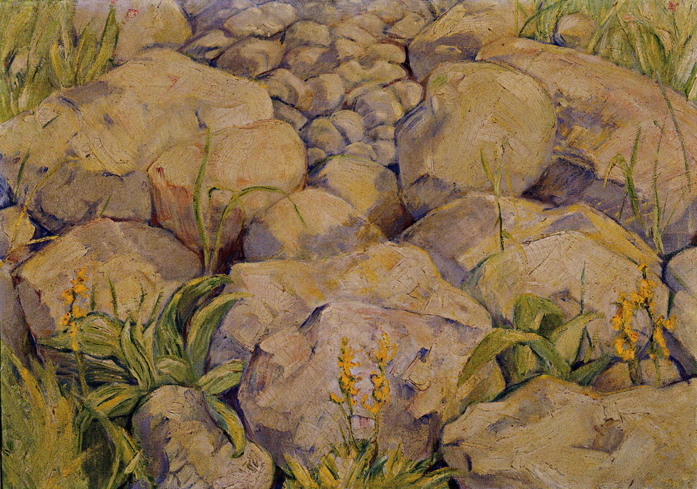 Franz Marc - Large Study of Stones
