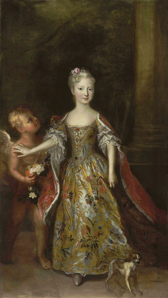 Antoine Pesne - Portrait of a lady, probably Archduchess Maria Anna of Austria