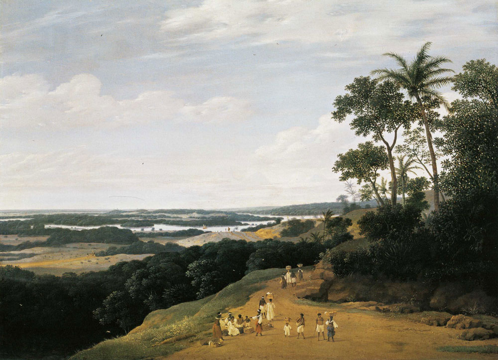 Frans Post - Varzea Landscape with Indians