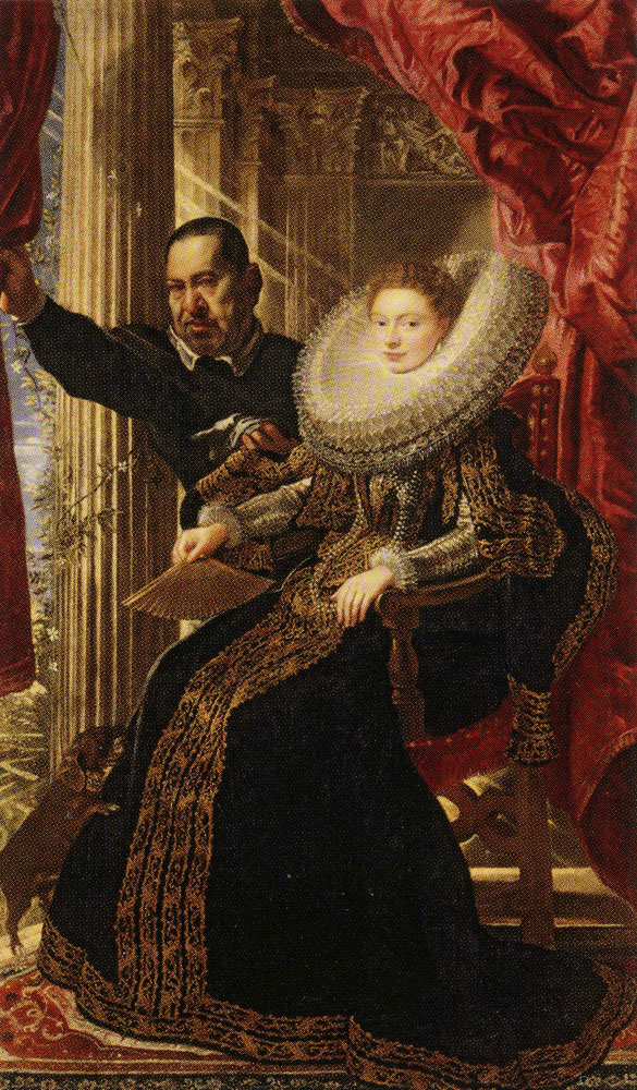 Peter Paul Rubens - Portrait of a Lady and her Dwarf