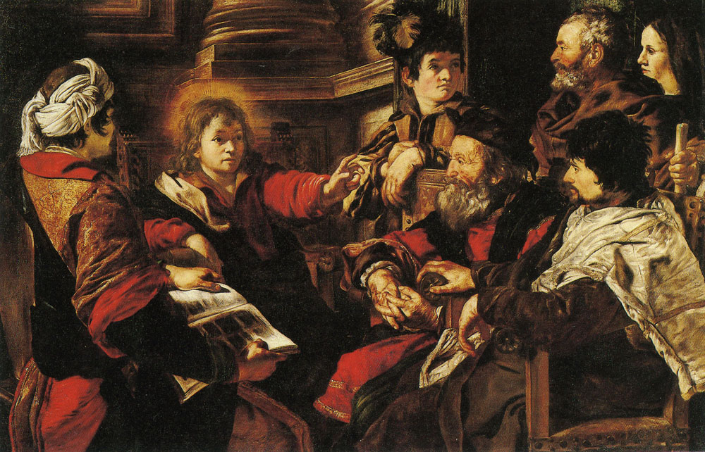 Giovanni Serodine - Christ Among the Doctors