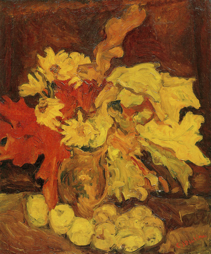 Chaim Soutine - Flowers and Fruit