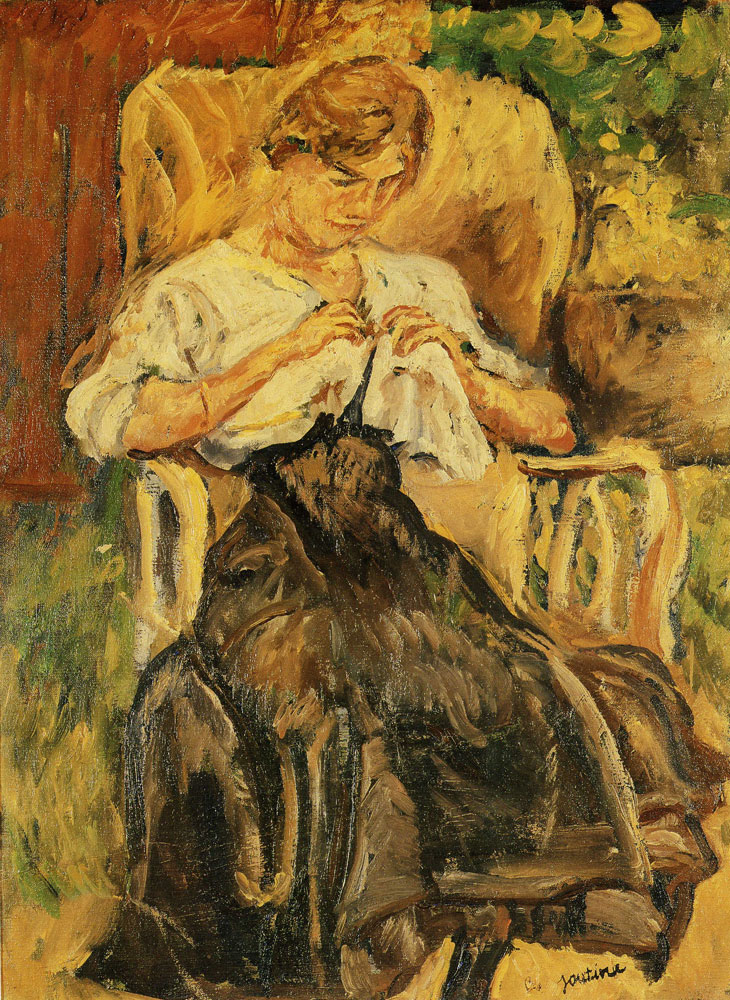 Chaim Soutine - Young Woman in a Rocking Chair