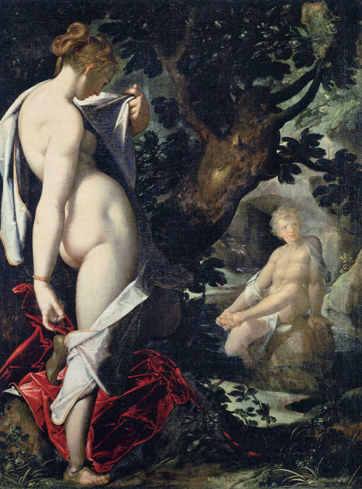 Bartholomeus Spranger - Hermaphroditus and the Nymph Salmacis