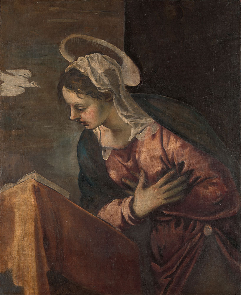 Tintoretto - Virgin from the Annunciation to the Virgin