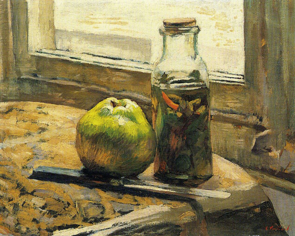 Edouard Vuillard - Jar of Gherkins and an Apple
