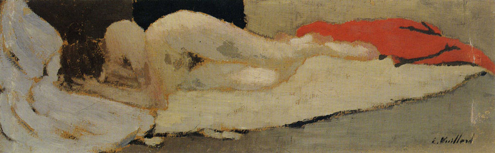 Edouard Vuillard - Nude with a Red Blanket