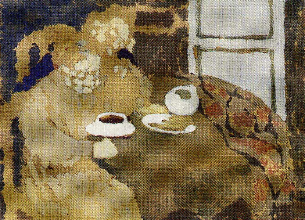 Edouard Vuillard - Two Women Drinking Hot Chocolate