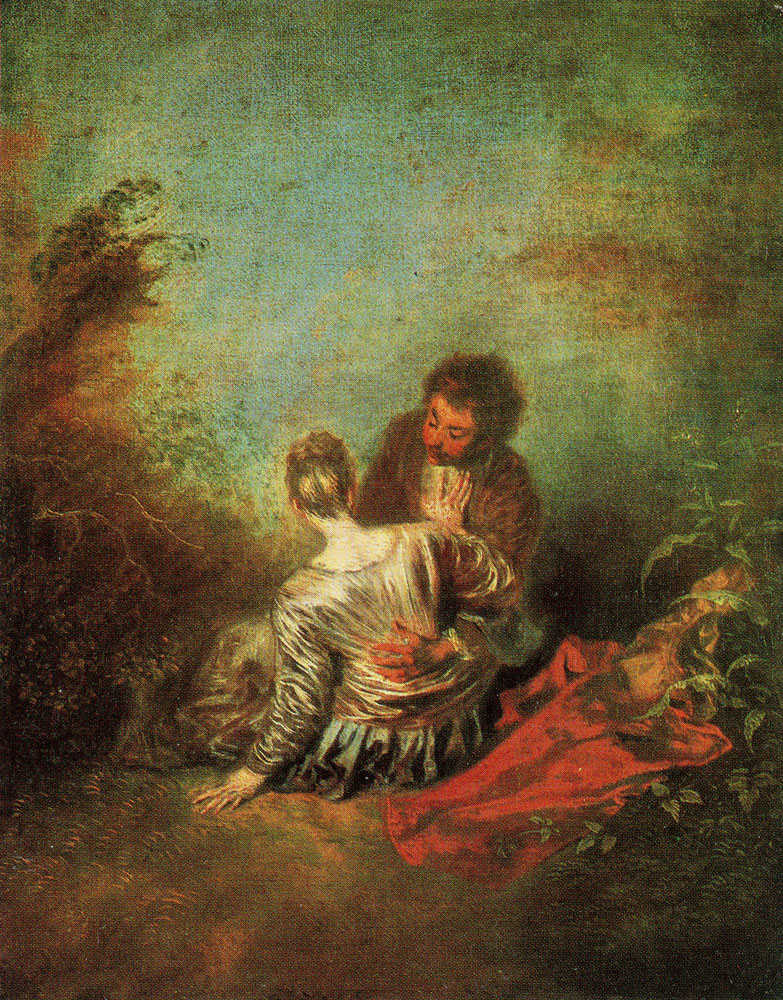 Jean-Antoine Watteau - The Faux Pas