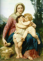 William-Adolphe Bouguereau Holy Family