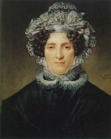 Jacques-Louis David Portrait of Ange-Pauline-Charlotte Ramel de Nogaret, née Panckoucke