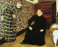 Edouard Vuillard Interior, the Artist's Mother and Sister