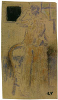 Edouard Vuillard Back View of a Woman Pinning up Her Hair