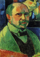 Alexej von Jawlensky Portrait of a man (Self-portrait)