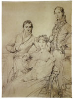 Jean Auguste Dominique Ingres Joseph Woodhead, his Wife Harriet and her Brother Henry George Wandesford Comber