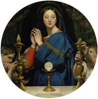 Jean Auguste Dominique Ingres The Virgin of the Host