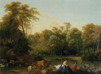 Dirck van der Lisse Arcadian Landscape
