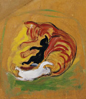 Franz Marc Cat with Kittens