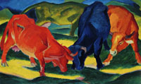 Franz Marc Fighting Cows