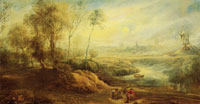 Peter Paul Rubens Landscape with a Bird-Catcher