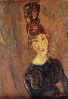 Chaim Soutine Woman with Tall Hat