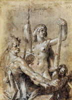 Bartholomeus Spranger Hercules and Omphale