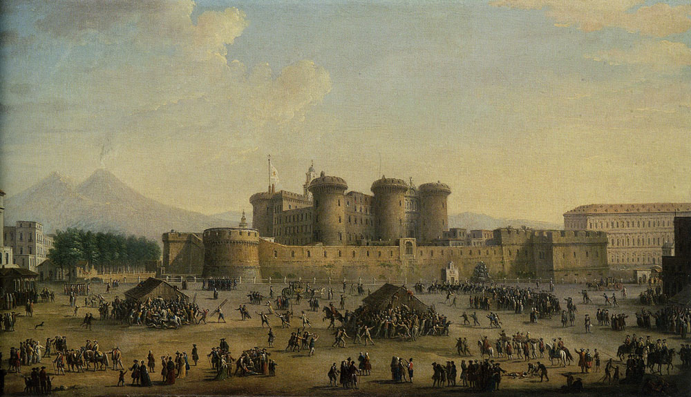 Antonio Joli - The Popular Revolt in Largo di Castello during the Famine