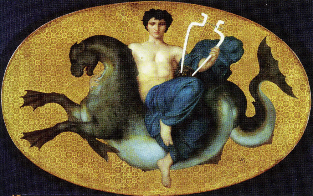 William-Adolphe Bouguereau - Arion on a Dolphin
