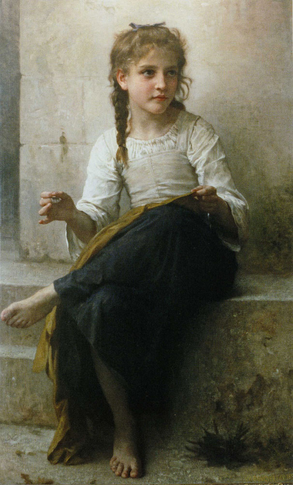 William-Adolphe Bouguereau - The Seamstress
