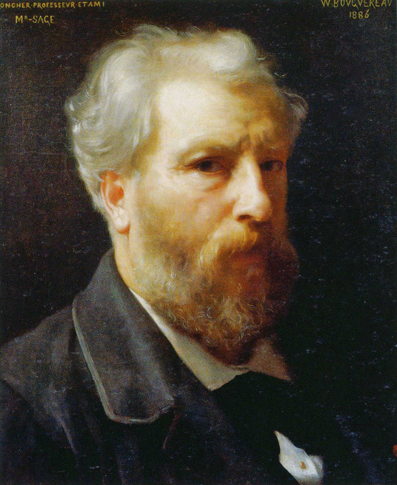 William-Adolphe Bouguereau - Self-Portrait given to M. Sage